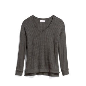 Zaidee V-Neck Textured Knit Top